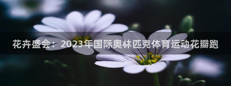 球客岛：花卉盛会：2023年国际奥林匹克体育运动花瓣跑