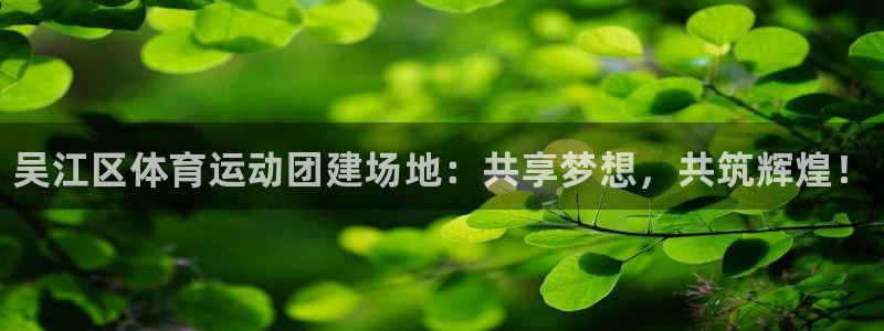 球客岛：吴江区体育运动团建场地：共享梦想，共筑辉煌！